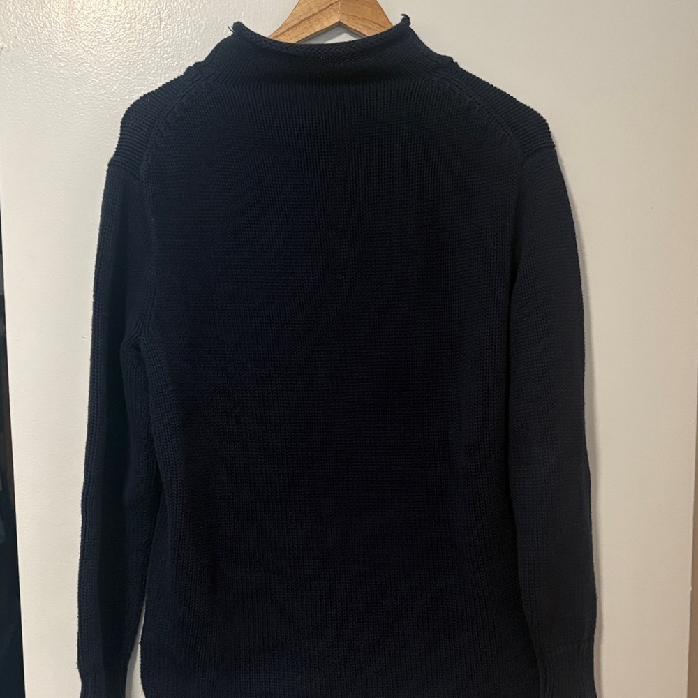 J. Crew Rollneck Sweater | Navy Small - Picture 3 of 3